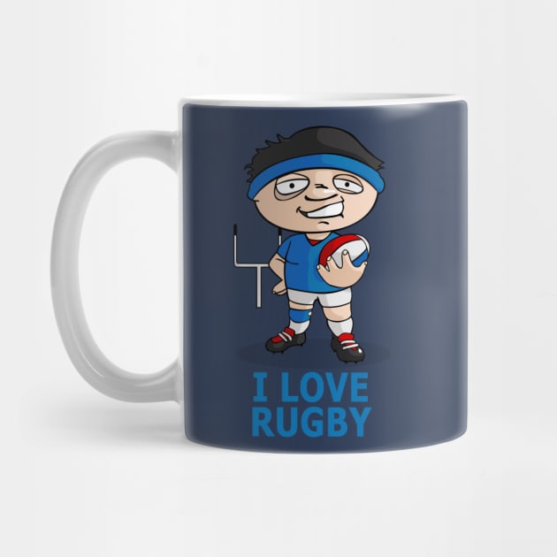 I love Rugby by JORDYGRAPH